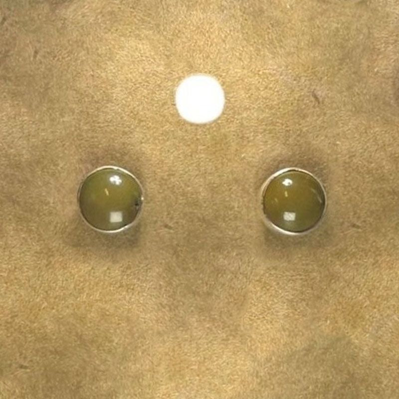 Sterling Silver Turquoise Gemstone Stud Earings