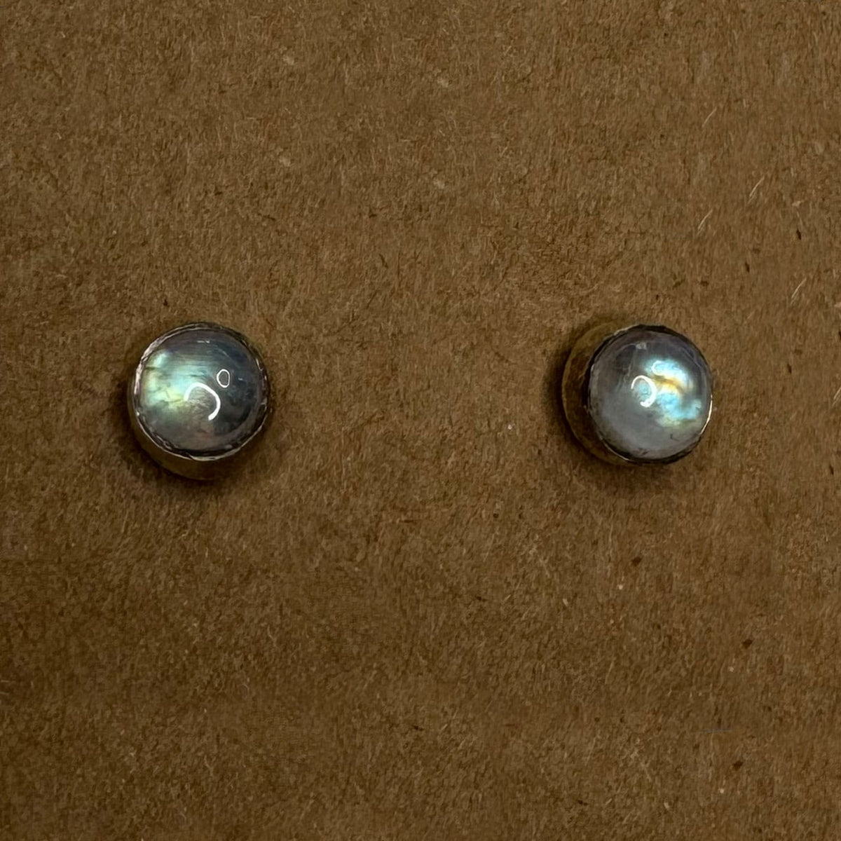 Silver Earrings with Gemstone 04
