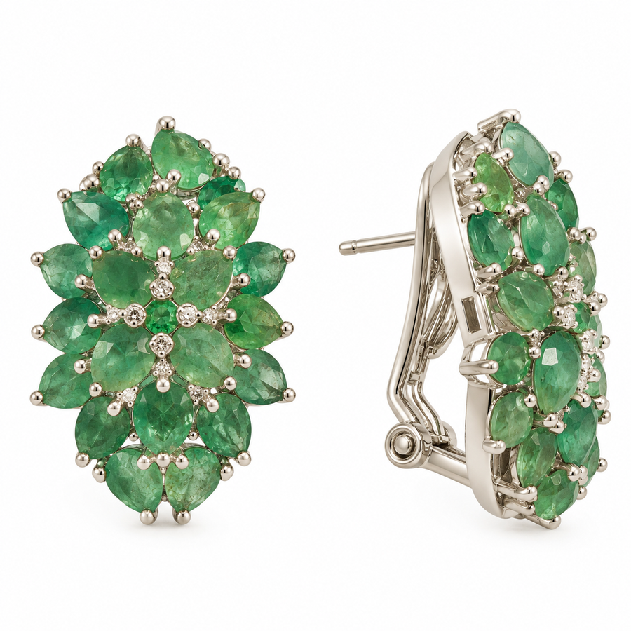 Emerald earrings
