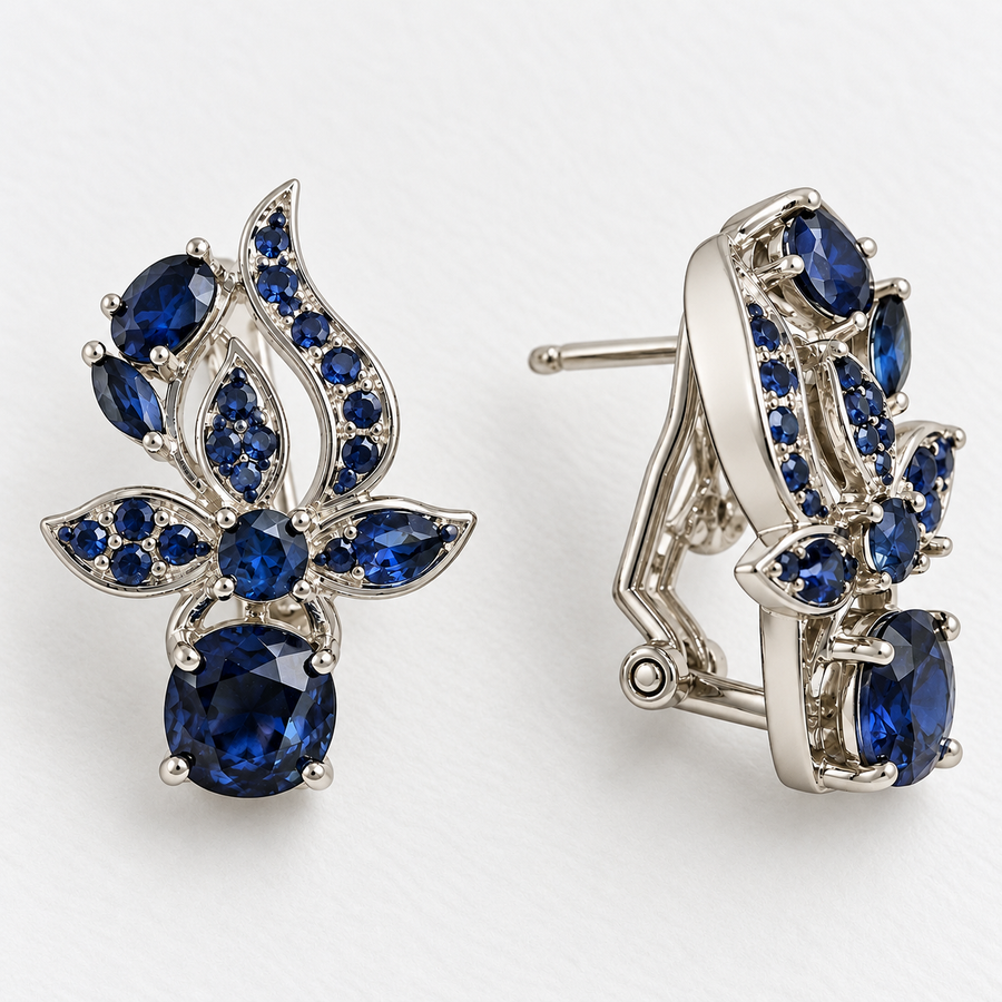 Sapphire earrings